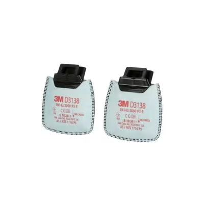 3M™ Secure Click™ Filtro antiparticolato con sollievo dagli odori sgradevoli di vapori organici e gas acidi, P3 R, D3138