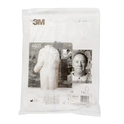 Camice Visitat. Ppl 3M C/Zip 4400 Cf50Pz
