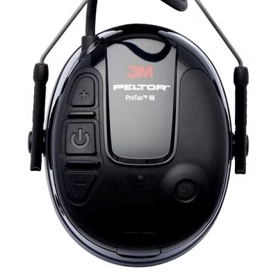 3M™ PELTOR™ ProTac™ III Cuffie, 32 dB, nero, bardatura temporale, MT13H221A