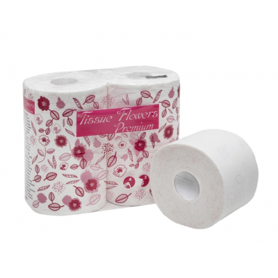 Carta igienica Tissue Flowers, 24 rotoli