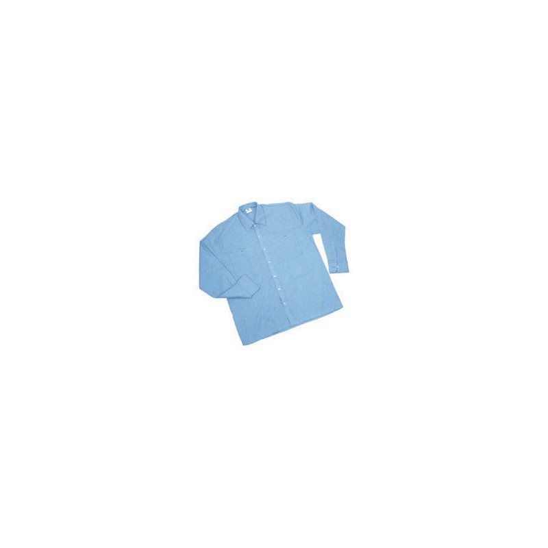 Camicia Manica Lunga Azzurra Worker Rl74