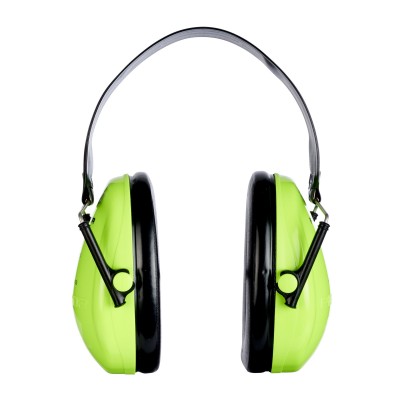 3M™ PELTOR™ Optime™ I Cuffie auricolari, 27 dB, giallo, Hi-Viz, con bardatura temporale, H510A-470-GB