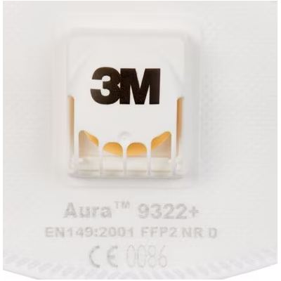 Respiratore 3M 9322+ Ffp2 Nr D C/Valvola