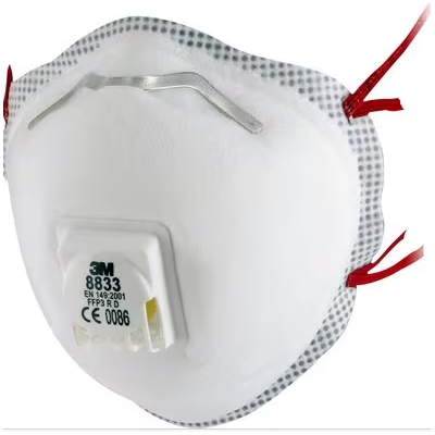 Respiratore 3M 8833 Ffp3 R D C/Valvola