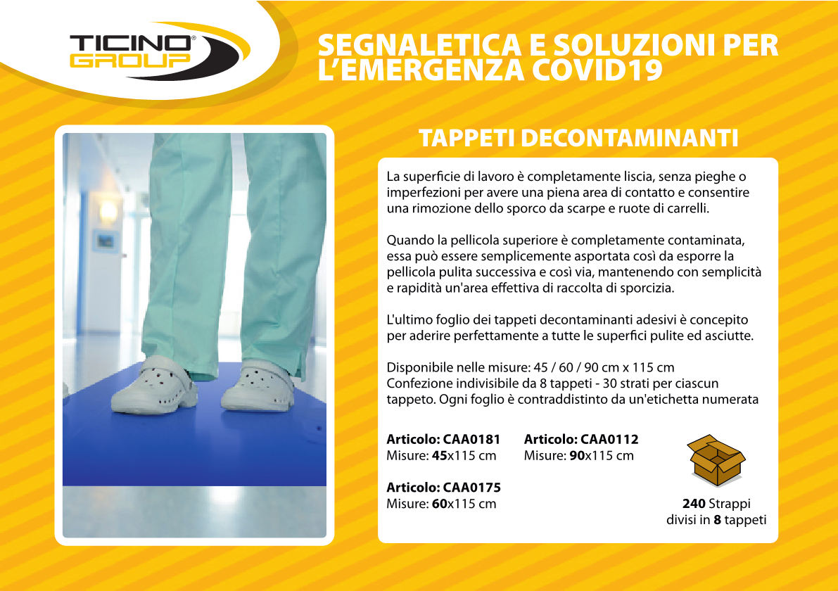 Tappeto decontaminante